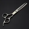 Tesoura de cabelo profissional japão 440c aço 65 3939 corte tesoura fosco barbeiro corte de cabelo tesouras de desbaste cabeleireiro sc6559623