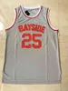 NIK1VIP Topkwaliteit 1 25 Zack Morris Jersey Bayside Tigers Movie College Basketball Jerseys Gray 100% Stiched Size S-XXL