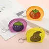 Coin Purses Case Keychains Rings Cute Bear Cat Rabbit Owl PVC Car Keyrings Holder Gifts Djur Design Bag Pendant Charms Fashion Key Chains smycken Tillbehör