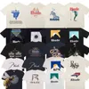 Herr t-shirts Summer Collection Rhude Tshirt överdimensionerad tung tygpar klär toppkvalitet t-shirt 9afk