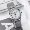 Роскошные женские часы Quartz Watch Women Корейская версия простая универсальная водонепроницаем