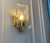 Nordic Modern Luxury Crystal Wall Lamp Restaurant Couloir Fond Escalier Couloir