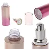 40 ml / 1.35oz gradiënt roze lege airless pomp flessen vacuüm reizen foundation containers voor hand sanitizer toner gel haar olielotion