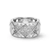 Coco Crush Lingge anel feminino Overlay estrela mesmo estilo moda personalidade casal Anéis com caixa de presente
