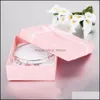 Bangle Bracelets Jewelry New Ribbon Breast Cancer Awareness Survivor Charm Bracelet Expandable Wire Courage Hope Gift For Women Wholesale Dr