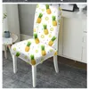 HUGSIDEA Custom Your ImageName Chair Cover Elastic Stretch Seat Covers Dining Room Removable Washable 220607