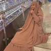 ラマダン・イード・イスラム教徒の祈りの衣服ドレス女性アバヤ・ジルバブ・ヒジャブ・ロング・キマー・ローブ・アバヤ・イスラム服niqab jellaba burka295e