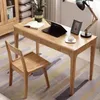 Living Room Furniture Nordic all rubber wooden desk children's study desks office furniture Directly supplied by the manufacturer