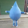 Water Drop Mascot Costume Adult Size Apparel Fancy Dress Christmas for Halloween Party Event