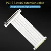 Cables de computadora Conectores Tamaño PCI Express 16x 3.0 Conector de cable flexible Tarjeta vertical PCI-E X16 Gen3 Puerto de extensión Adaptador GPU para Grap