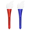 Torche lumineuse LED en forme de feu, baguettes de décoration, Halloween, Cosplay, médiéval, Luau, compétitions sportives sur le thème, accessoires d'ambiance, bleu rouge