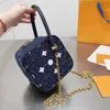 2022 denim blå onthego tote snabba kvinnor väskor noe bb designer lyxhandväskor neonoe lady purse messenger väska