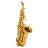 Original 992 Struktur Modell Professional B-Bend Bending High Pitched Saxophone Brass Gold-Plated Professional-Tone Sax Sax