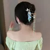 Fashion Alloy Claw Clip Clamp For Women Girl Flower Rhinestone Pearl Handmade Rose Tassel Ponytail Clip Gifts