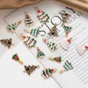 Kerstdecoraties Xmas Tree Legering hang ketting Bracelet oorbellen Diy Hanger Keyring Hangers Sieraden Accessory BH7280 TYJ