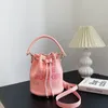 The Bucket Bags Designer Borsa a tracolla Fashion String Secchi PU Multi colore Alta qualità