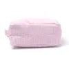 Klassisk rektangelrosa Pink Seersucker Cosmetic Bags GA Warehouse Navy Stripes Makeup Case Candy Serapes toalettartiklar Tillbehör Gift Domil106-059