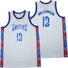 Basquete de filme Griffins 1 Zion Spartanburg Day High School Jersey Retro Team Orange White All Stitching Hiphop Vintage Pure Cotton Hip Hop Breathable