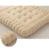 Cushion/Decorative Pillow Real Life Biscuit Shape Plush Cushion Soft Creative Chair Car Seat Pad Decorative Cookie Tatami Back Sofa HomeCush