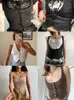 Jacuqeline y2k kleding ruche tank tops vrouwen knop racerback fairy grunge vest vintage gewas harajuku gothic preppy corset 220316