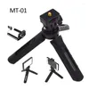 MT-01 Stand Self Timer Taşınabilir Kamera Masaüstü Seyahat Mini, 60mm-80mm Tripods Loga22 içinde kulaklıklar için geri çekilebilir