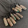 Colares pendentes Reiki Coloque de pedra Tibetano natural dzi agates buda charme nove olhos guanyin ruyi dragão agat malependa