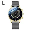 CWP Ultra-Thin Mesh Fashion Casual Steel Belt Quartz Watch Men Watches Montre de Luxe C11