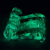 Glow In The Dark Unique Silicone Skull Hand Oil Burner Smoking Pipes Dab Rig Accessories Colorful Tobacco Tool Pipe Burners