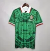 1998 Retro Edition Mexico Soccer Jersey Long Sleeve Vintage 2006 1995 1986 1994 Cup Cup Shirt Blanco Hernandez Classic Football Assions