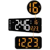 LED Large Display Wall Alarm Clocks Remote Control Temp Date Week Display Power Off Memory Table Clock Wall-mounted Dual Alarms