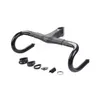 Bike Handlebars &Components 1k Full Carbon Fiber One-piece Bending Road Integrated Half-sand Matte Semi-gloss