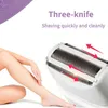 3in1 Vrouwen Epilator Elektrische Vrouwelijke Gezicht Ontharen Dame Scheerapparaat Remover Bikini Prive Trimmer Ontharingscr￨me 220509