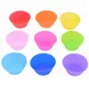 Stampo per dolci in silicone Stampi da forno Stampi per muffin a forma rotonda Stampi per cupcake Cucina Cottura Bakeware Maker Strumenti di decorazione fai da te AA