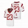 UF CEOC202 USC Trojans NCAA College Football Alumni Player Game Jersey 5 Reggie Bush 6 Michael Pittman Jr. Carr Smith-Schuster Slovis Fink Pola-Mao