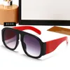 Lujo de calidad superior clásico de gran tamaño gafas de sol ovaladas diseñador marca moda para hombre para mujer gafas de sol gafas lentes de vidrio de metal 0152