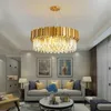 Pendant Lamps Dining Living Room Led Gold Metal Lights Round Luminarias Adjustable Hanging Lamp Indoor Lighting Lamparas FixturePendant