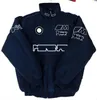 F1 Formuła 1 Kurtka wyścigowa Nowa pełna haftowane logo Bawełniane odzież Sprzedaż Sprzedaż