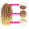 8 inç ombre saç uzantıları sentetik Marlybob Jerry Curl Saç Jamaikan Tığ işi Afro Kinky Kıvırcık Örgüler LS05