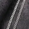 2023 Chains 6mm 1 Row Moissanite Diamond Necklace for Men Hip Hop Jewelry 925 Sterling Silver Miami Top Quality Cuban Link Chain