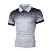 Polo uomo manica corta T-shirt traspirante Camisa Masculina Hombre maglie camicetta golf tennis taglie forti 5XL 220606