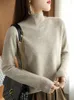 2021 Autumn Winter Women Sweater Turtleneck Cashmere Knitted Pullover Fashion Keep Warm Loose