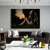Modern Nude Angel Girl Posters and Prints Scandinavian Wall Art Canvas Painting Portrait Art Pictures for Living Room Home Decor