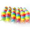 Fidget Toys Slug Articulated Flexible 3D Slugs Funst fidget speelgoed alle leeftijden reliëf anti-angst zintuiglijk voor kinderen Aldult W0