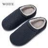 Men Memory Foam Slipper Grey Autumn And Winter Home Soft Slipper For Men Warm Indoor Bedroom Slides Men Cotton Slippers J220716