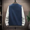 Mens Jacket Trend Button Casual Letter Coats Round Neck Cardigan Baseball Uniform Spring And Autumn Brand Clothes