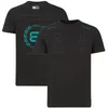 T-shirt z krótkim rękawem fanów F1 kombinezon wyścigowy letni męskie wyścigi kombinezonów plus rozmiar można dostosować