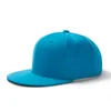 Fashion Solid Color Baseball Cap dla mężczyzn kobiety unisex zwykły splot płaski brzeg hip hopowy kapelusz wszechstronny akcesoria HCS109