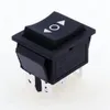 Schakelaar 1 PCS KCD4 Black Rocker Schakelaar ON-OFF-ON 3 Positie 6 Pins De pijl is reset 16A 250VAC/20A 125VAC