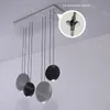 Pendant Lamps Vogliovoi 2M Hanging Art Restaurant Nordic Three Round For Simple Dining Table Bedside Bed Clothing Store CafePendant