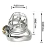 NXY Chastity Device Frrk Stainless Steel Penile Lock Sleeve Bondage Pleasure Male Tool 0416